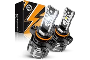 Auxbeam 5202 5201 Fog Lights, 10000LM 400% Brighter 5202 PS19W PS24W Fog Light, White Strong Penetrating Light, Super Bright Plug and Play