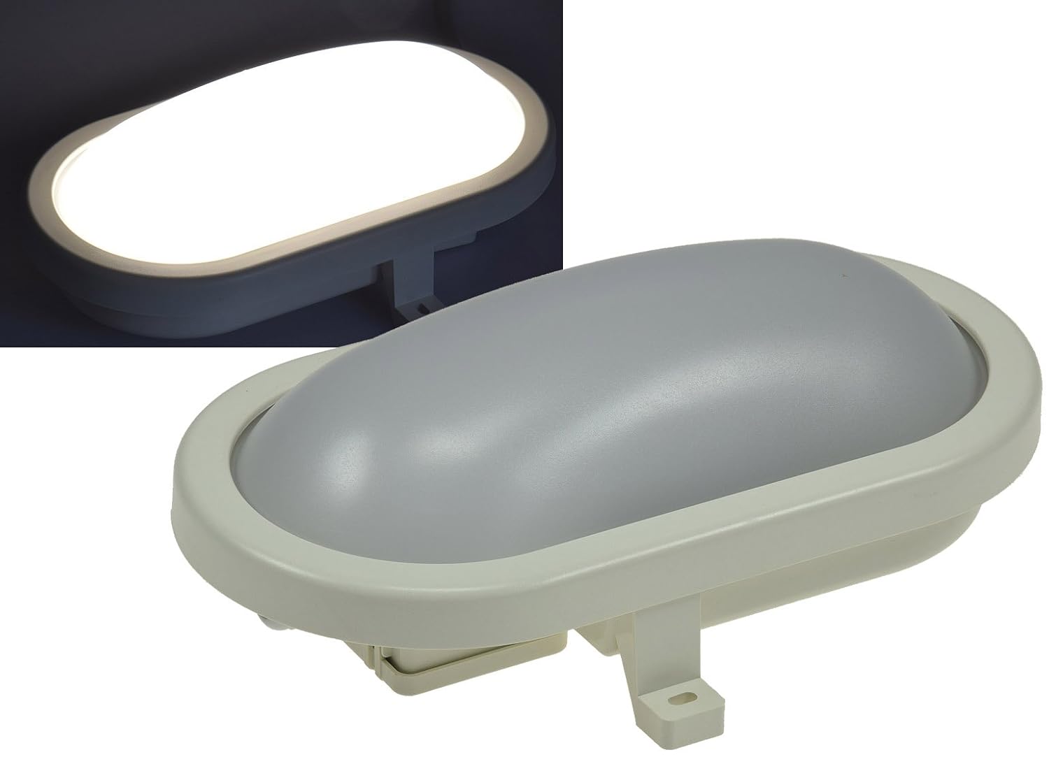 LED 10W Feuchtraumleuchte Kellerleuchte Aussen Leuchte Lampe IP 65