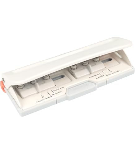 Zelten A5 6-Hole PVC Refill Bags - 4-Pack, Translucent, Waterproof - For Ring Binders, Planners, Organizers