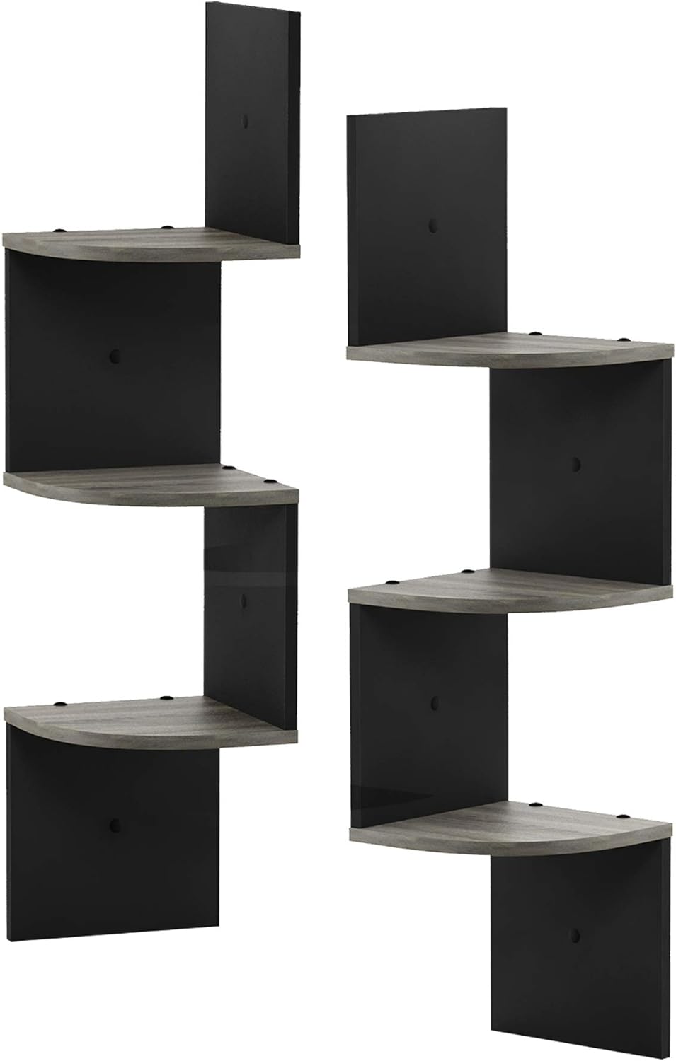 Best furinno compact french oak grey computer desk