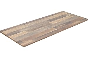 VIVO Reclaimed Wood Universal 71 x 30 inch Solid One-Piece Table Top for Standard and Sit to Stand Height Adjustable Home and Office Desk Frames, DESK-TOP71P