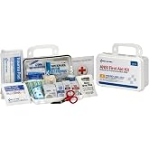 First Aid Only 90754 Bulk ANSI A 10-Person Emergency First Aid Kit for Home, Work, and Travel, 71 Pieces