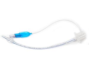 Caphstion Endotracheal Intubation Tubes with Cuff Oxygen Catheter for Pet Animals Veterinary Equipment(2.5MM, 10PCS)