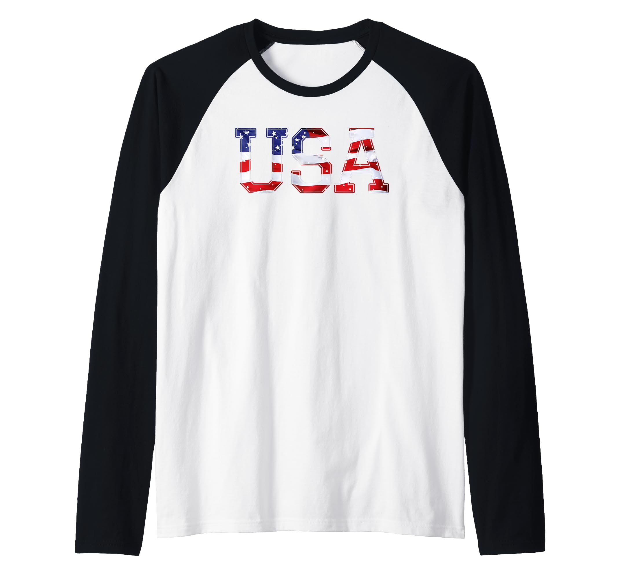 Trendy USA Fill Raglan Baseball Tee