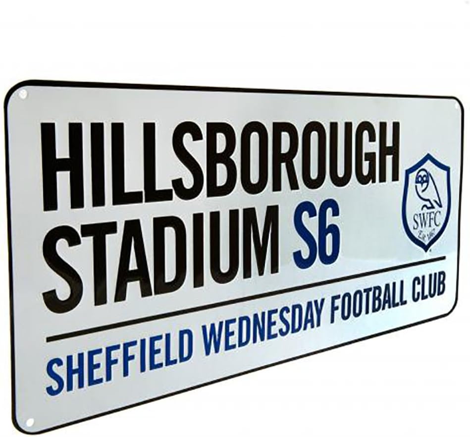 Bourne Gifts Sheffield Wednesday F.C Metal Street Sign Amazon.co.uk