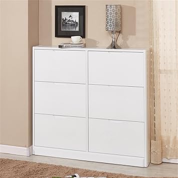 Amazon De Schuhregal Dellt White Door Schuh Schrank Schrank Ultra