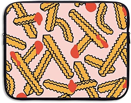 Fries Pattern 13-15 Inch Water Proof Laptop Sleeve Case Laptop Bag Cover Bag