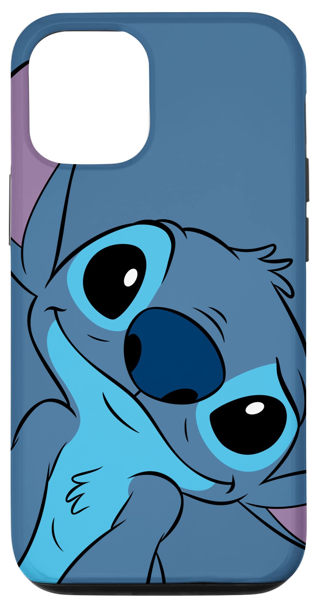 Disney Lilo and Stitch Cute Stitch Face Slate Gray Case for iPhone 12/12 Pro