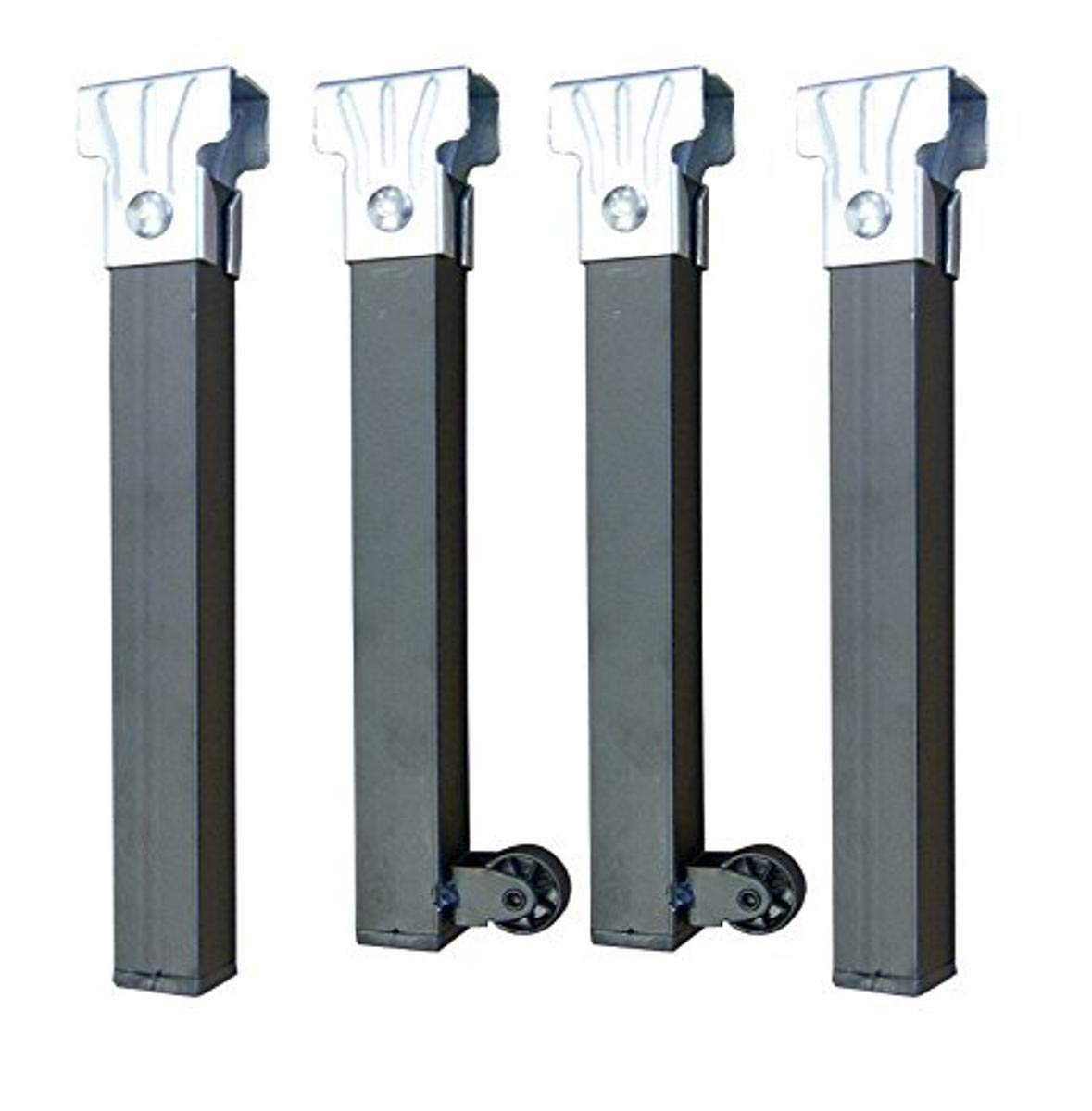 IMEX EL ZORRO 81412-B Set of 4 Bed Feet with Wheels