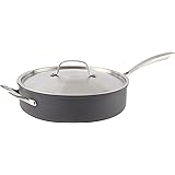 Cuisinart GG33-30H GreenGourmet Hard-Anodized Nonstick 5-1/2-Quart Saute Pan with Helper Handle and Cover