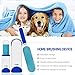 Pet Hair Remover, Pet Hair & Lint Remover, FlatLED Fur Remover Fur Cleaning Tool Travel Size with Self Cleaning Base Double-Sided Brush For Furniture, Clothes, Couch, Carpet, Car Seat and Deshedding