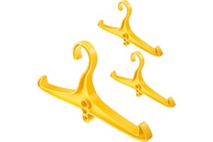 FoldTier Scuba Hanger BC Regulator Scuba Diving Wetsuit Hanger with Din Threads Vest Tactical Gear for Dry Clothes BCD Side Hanging