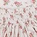 Flofallzique Summer Baby Girls Dress Vintage Flower Birthday Party Princess Dress With Bowknot