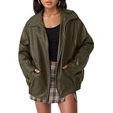 AUTOMET Women's Oversized Faux Leather Jacket for Fall and Winter | Concert Outfits, Boyfriend Biker Moto Coat, Medium weight Fall Bomber Jackets, Music Festival Winter Outerwear