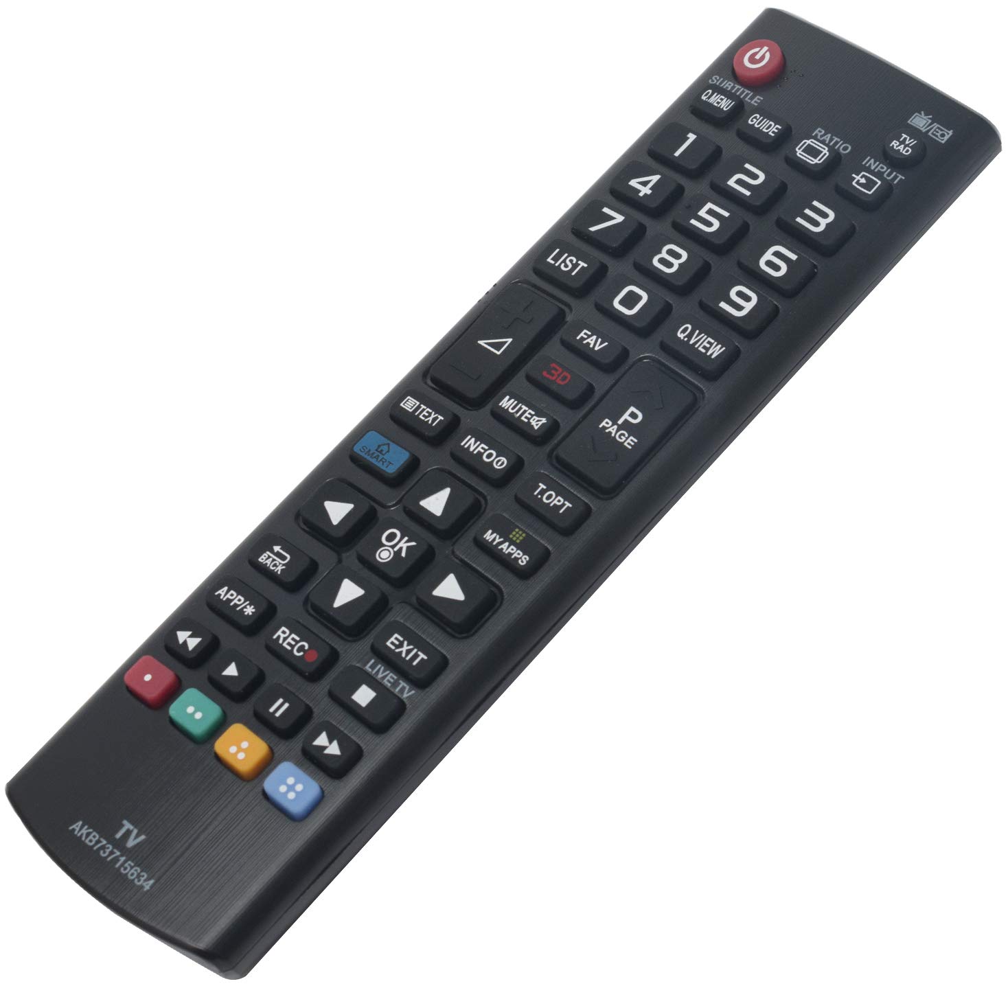 ALLIMITY AKB73715634 sub AKB73715601 Remote Control Replaced for LG 3D Smart TV LG50PB660V 60LN575S 58UF8307 50LN575S 47LN613S 47LN575S 42LN613S 42LN578V 42LN577S 42LN575S 42LN570S 42LA8609 39LN575S