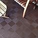 Deck and Patio Flooring Tile (Set of 30) Color: Brown