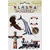 Alaska Scrapbooking Craft Stickers 3-d Totem Pole Inside Passage