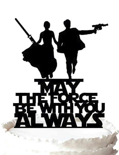 May The Force Be With You Always Wedding Cake Topper Amazon