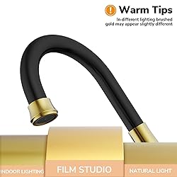 Bathroom Faucets for Sink 3 Hole, Hurran 4 inch