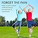 NEWZILL Compression Knee Brace for Knee Pain - Braces and Supports Knee for Pain Relief, Meniscus Tear, Arthritis, Injury, Running, Joint Pain, & Support - BEST Knee Sleeve (Black/Blue, Medium)