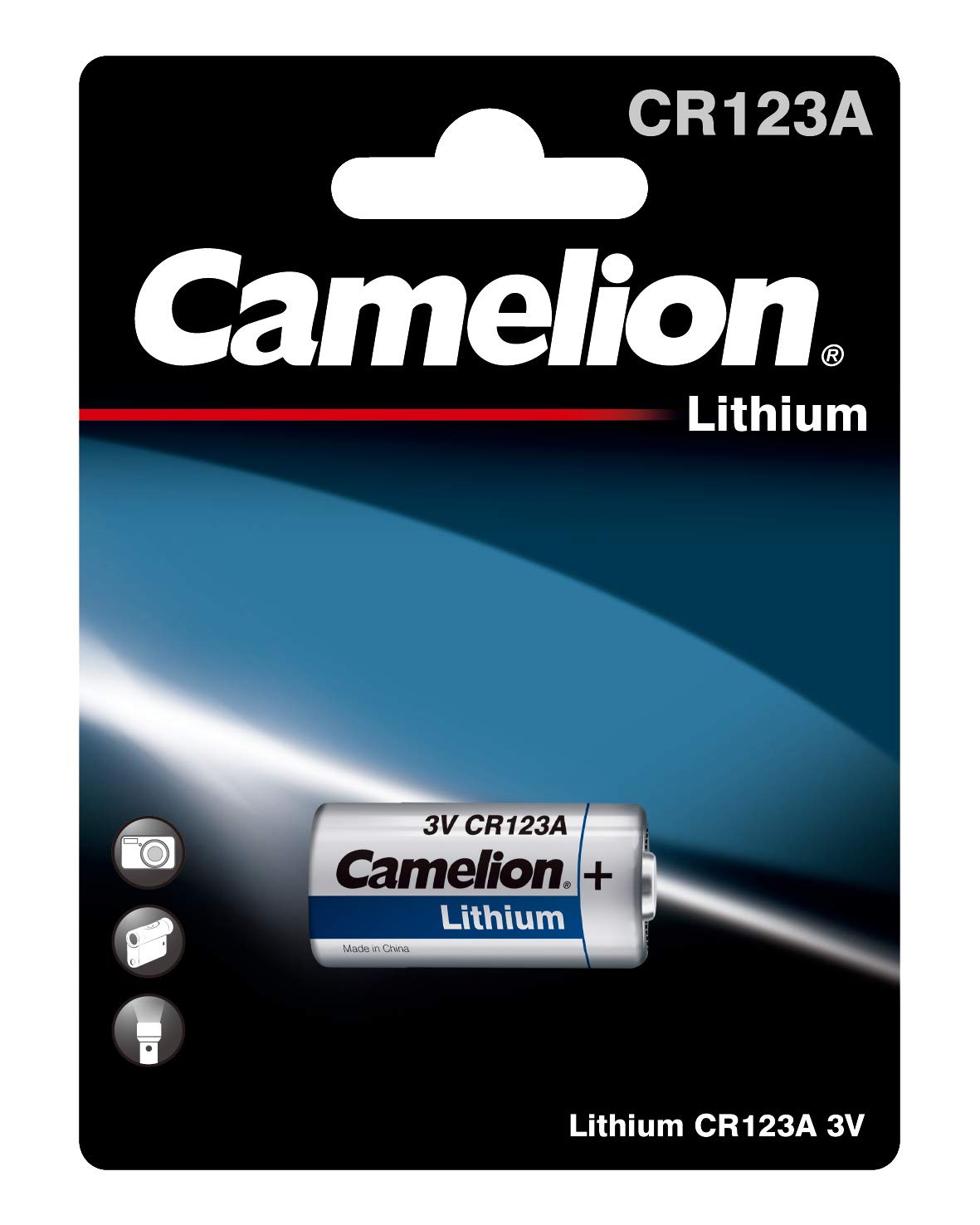 Camelion CR123A 3 V Lithium-Ion Photo Battery