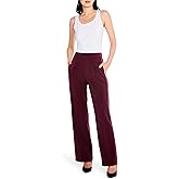 NIC+Zoe Womens 31" The Avenue Wide Leg Pleated Pant