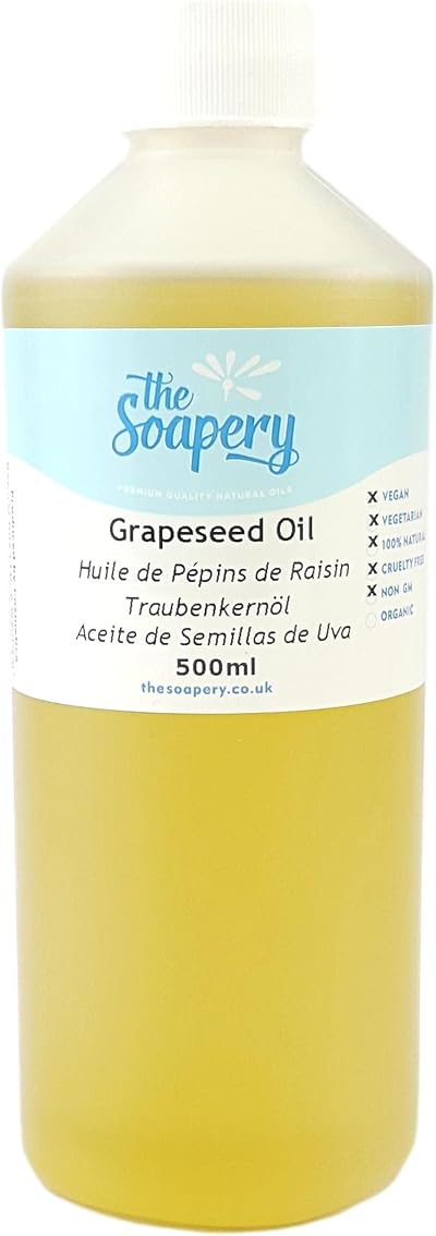 The Soapery Grapeseed Oil 500ml Cosmetic Carrier Oil Massage Aromatherapy