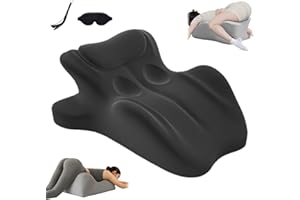 Chiro Monk Couple Pillow, Couples Pillow for Intimacy, 27° Angle Perfect Position, Ergonomic Posture Support for Spinal, Mult