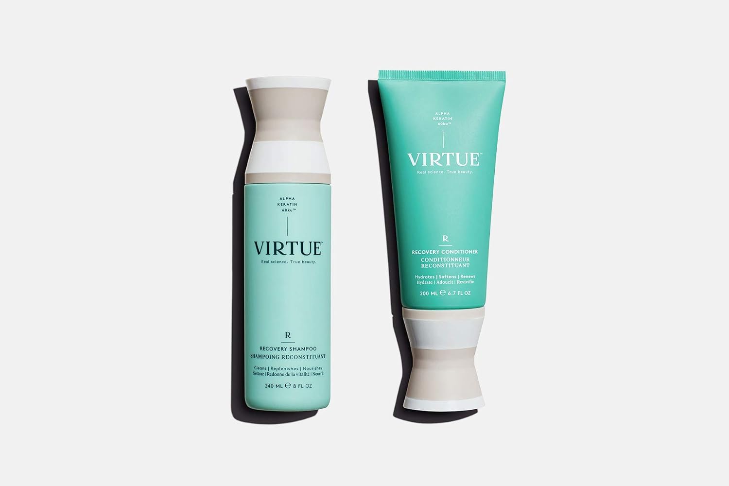 VIRTUE Recovery Shampoo and Recovery Conditioner Duo Set