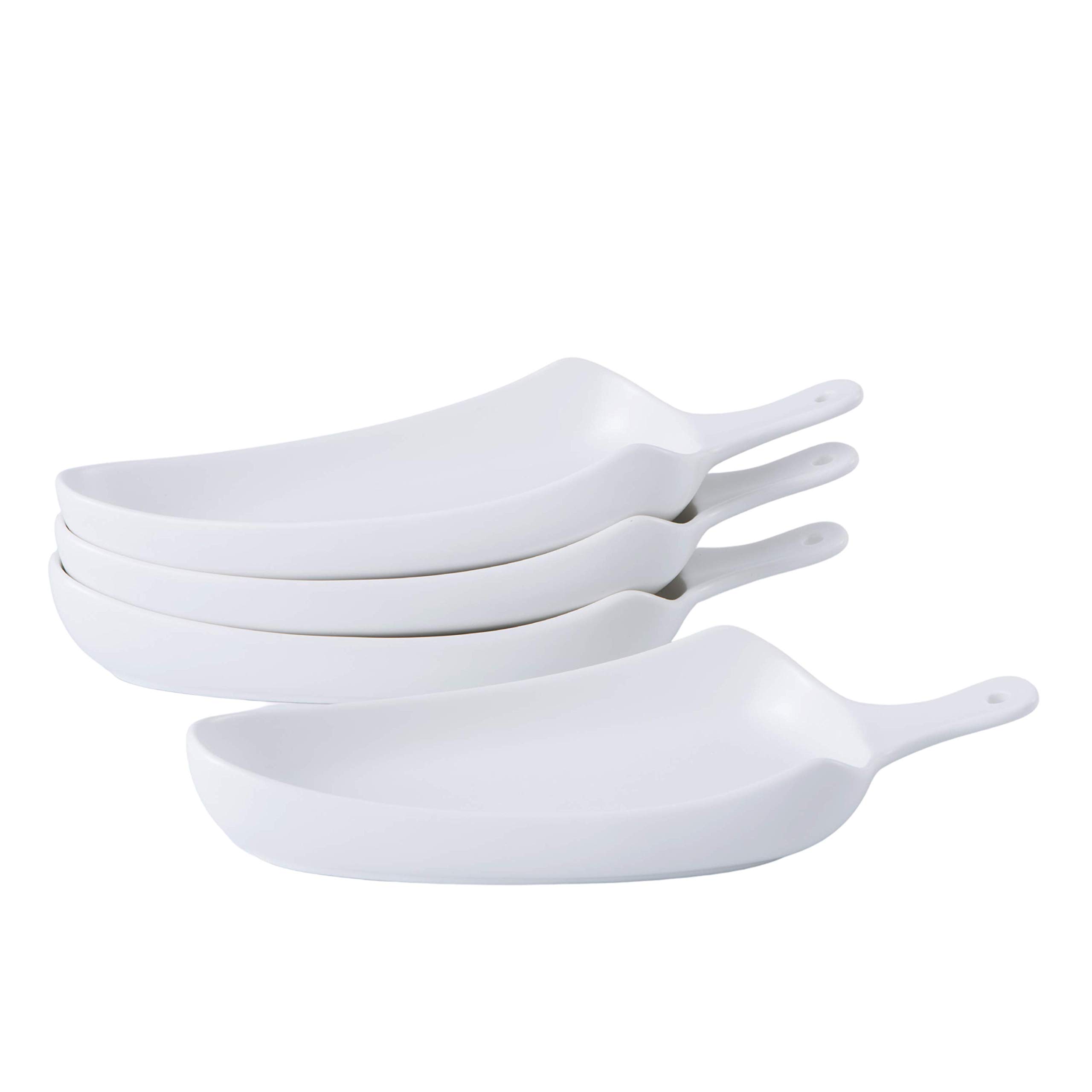 Dinner Plates Plate Set Of 4 Ceramic Matte Glaze Baking Dish 11