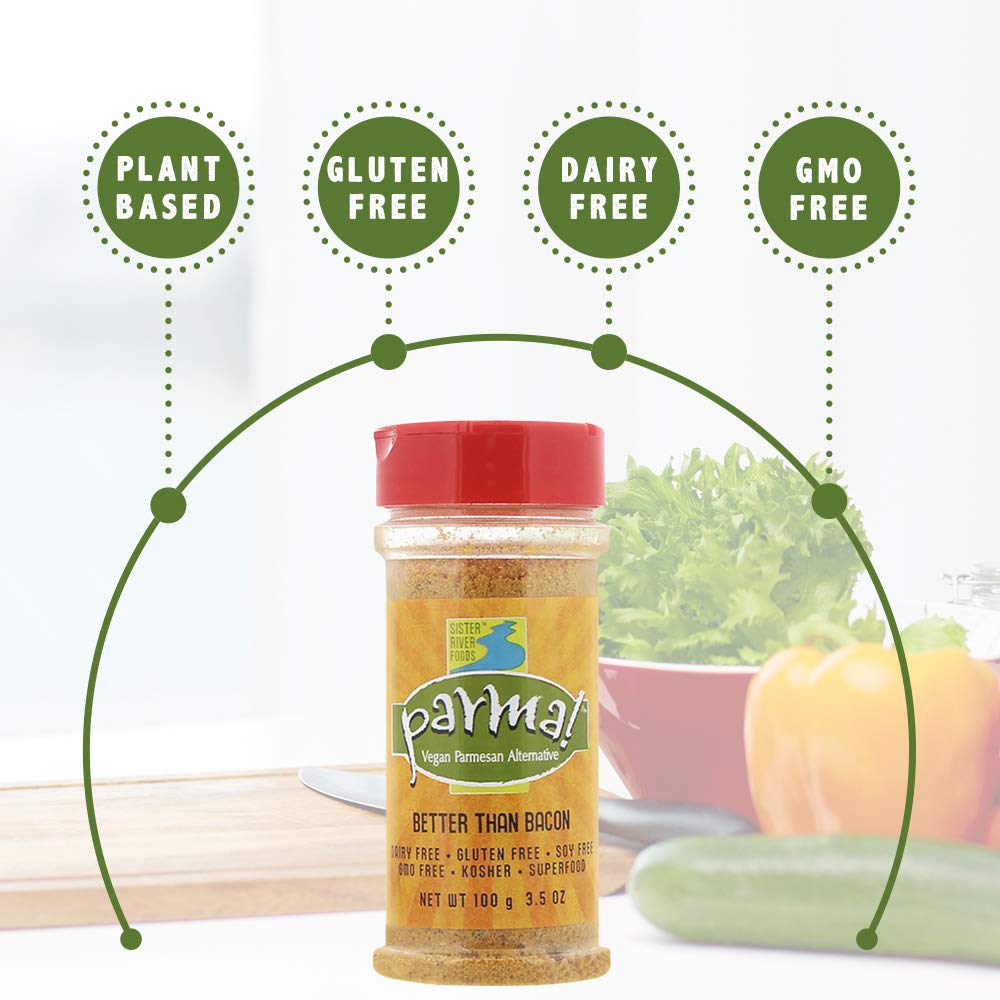 Parma Vegan Parmesan Better Than Bacon Dairy Free And Gluten Free Vegan Cheese 35 Ounces #vegetarian #substitute #for #parmesan #cheese Parma Vegan Parmesan Better Than Bacon Dairy Free And Gluten Free Vegan Cheese 35 Ounces