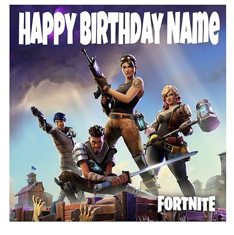decorations figurines personnalise iphone mobile comestibles glacage anniversaire cake topper rectangle maison - glacage gateau fortnite