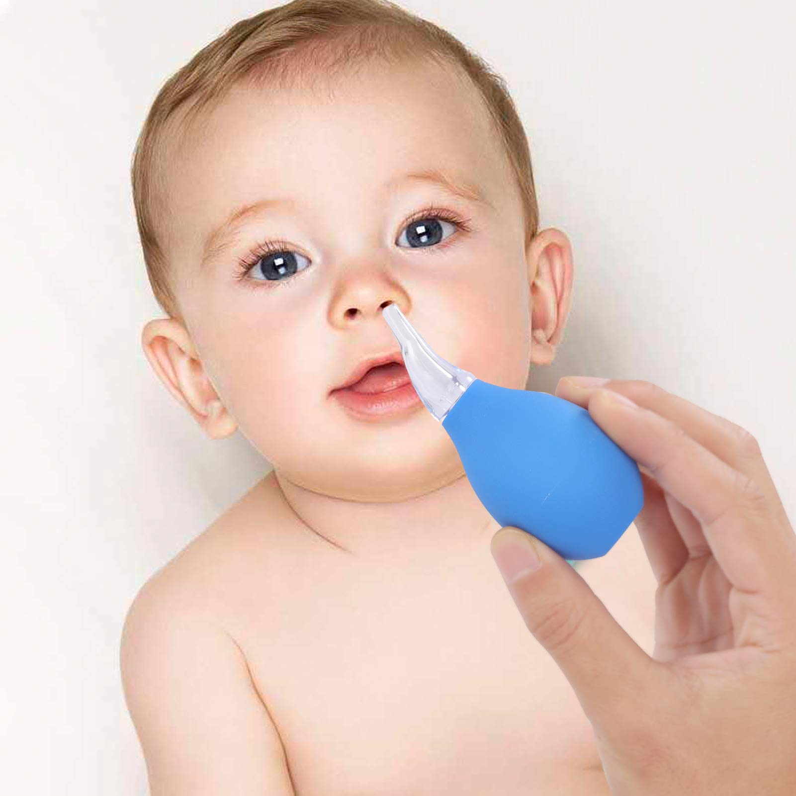 Lamoutor 4Pcs Premium Nasal Aspirator Nose Suction Bulb for Baby