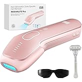 INIA Laser Hair Removal with Ice-Cooling Care for Women and Men, HAUTE Pro Painless at-Home IPL Hair Remover for Coarse Hair in Bikini All Body Areas, Latest Generation for Effective Results (Pink)
