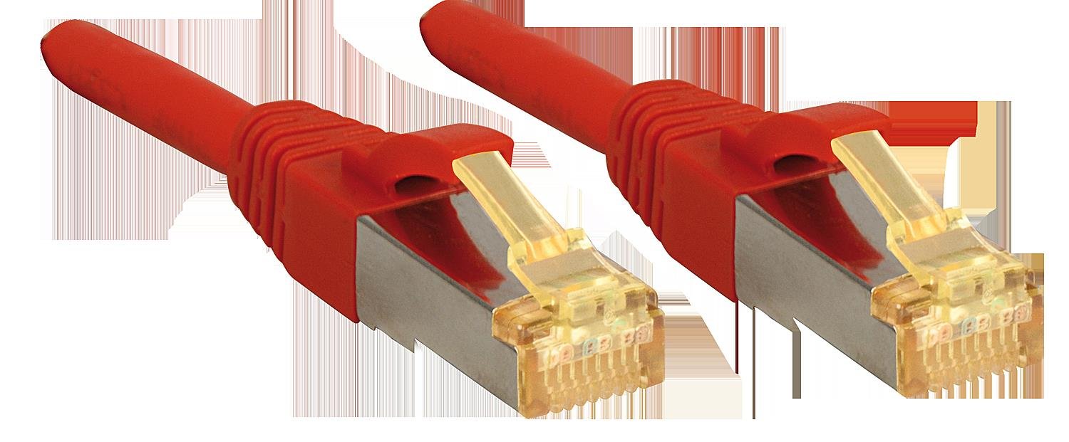 LINDY Cat.7 S/FTP PIMF LSOH, red, 1.5 m patch cable