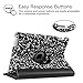 Fintie Apple iPad 2/3/4 Case - 360 Degree Rotating Stand Smart Case Cover for iPad with Retina Display (iPad 4th Generation), iPad 3 & iPad 2 (Automatic Wake/Sleep Feature) - Composition Book Black