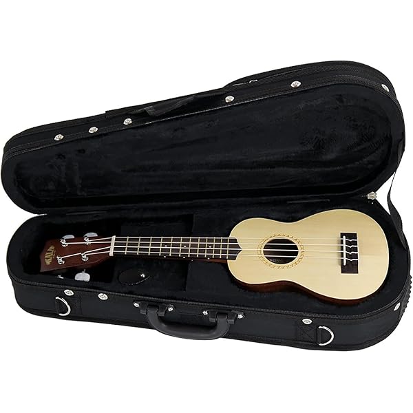 Amazon.com: Gearlux Soprano Ukulele Polyfoam Case - Black