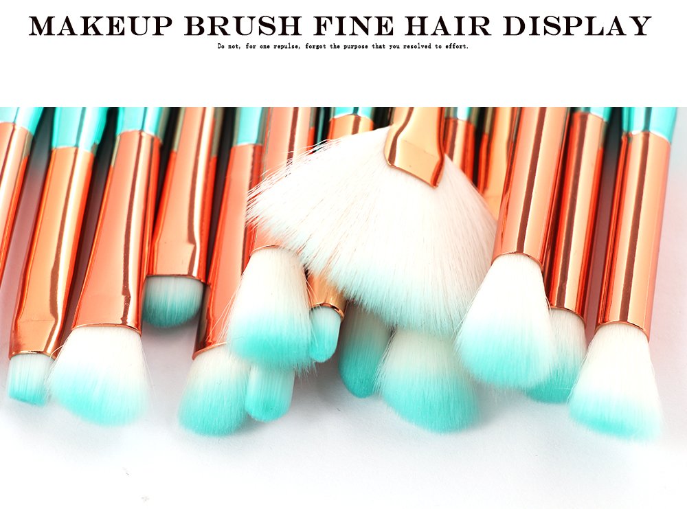 Eye Brush Set, Tenmon 11 Pcs Mermaid Eyeshadow Eyeliner Blending Crease Kit Makeup Brushes Makeup Foundation Eyebrow Eyeliner Blush Cosmetic Concealer Brushes: Beauty