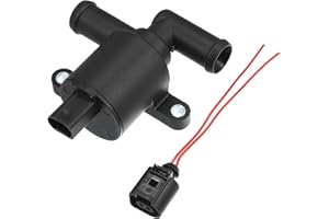 X AUTOHAUX 4H0-121-671-D Control Solenoid Valve for Volkswagen Golf Atlas Jetta Tiguan GTI for Audi A3 A4 A5 A6 A7 A8 Q3 Q5 Q7 Q8 S3 S6 S7 S8 RS7 TT HVAC Heater Control Valve with Connector