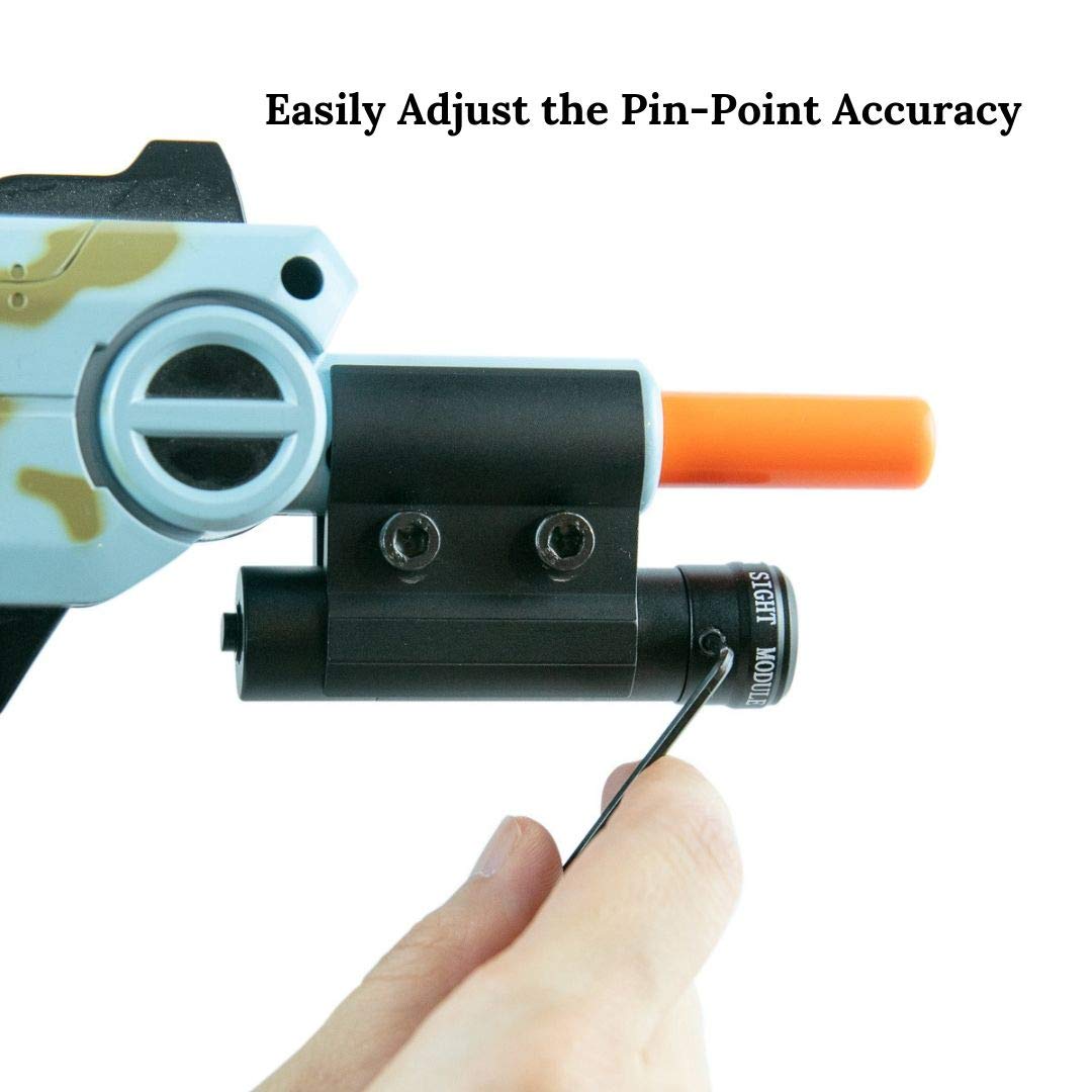 Gagifunny Bug-A-Salt Gun 2.0 Laser, Accessories of Bug Assault for Killing Flies, Fits Salt Fly Gun 2.0 3.0 and Airsoft BB Pump Shooter Rifles