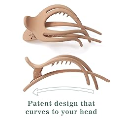 French Concord Hair Clips Claw - 6Pcs Side Slid