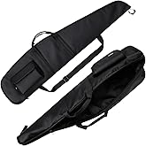 Stahlusdick Soft Scoped Rifle Case, Tactical Gun Bag for Shotgun with Handle, Adjustable Shoulder Straps, Firearm Accessory Pocket, Available Length