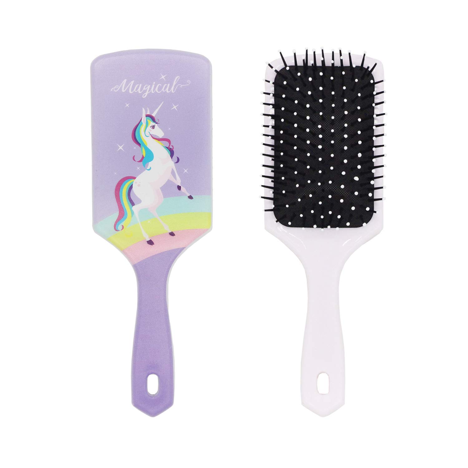 Buy HANNEA® Hair Brush, Unicorn Paddle Hair Styling Brush Large with