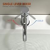 Ibergrif Bathroom Basin Mixer Tap Single Lever Chrome Silver M11003 view 4
