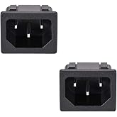 thumbnail image 2 of Panel Mount Plug Adapter IEC Inlet Module Plug Power Connectors Socket 2 of 13