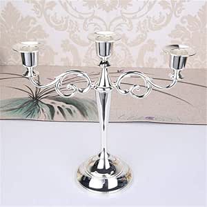 YZCKW Candelabro De Aleación De 5/3 Brazos Candelabro De Boda Retro