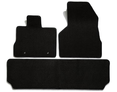Black Premier Custom Fit 3 Piece Set With 2 Front And 1 Rear