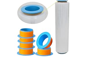 3 Pairs Plastic Stretch Film Hand Saver, Stretch Film Protective Handle Manual Film Puller Fit 3 Inch Wrap Film Core, Shrink 