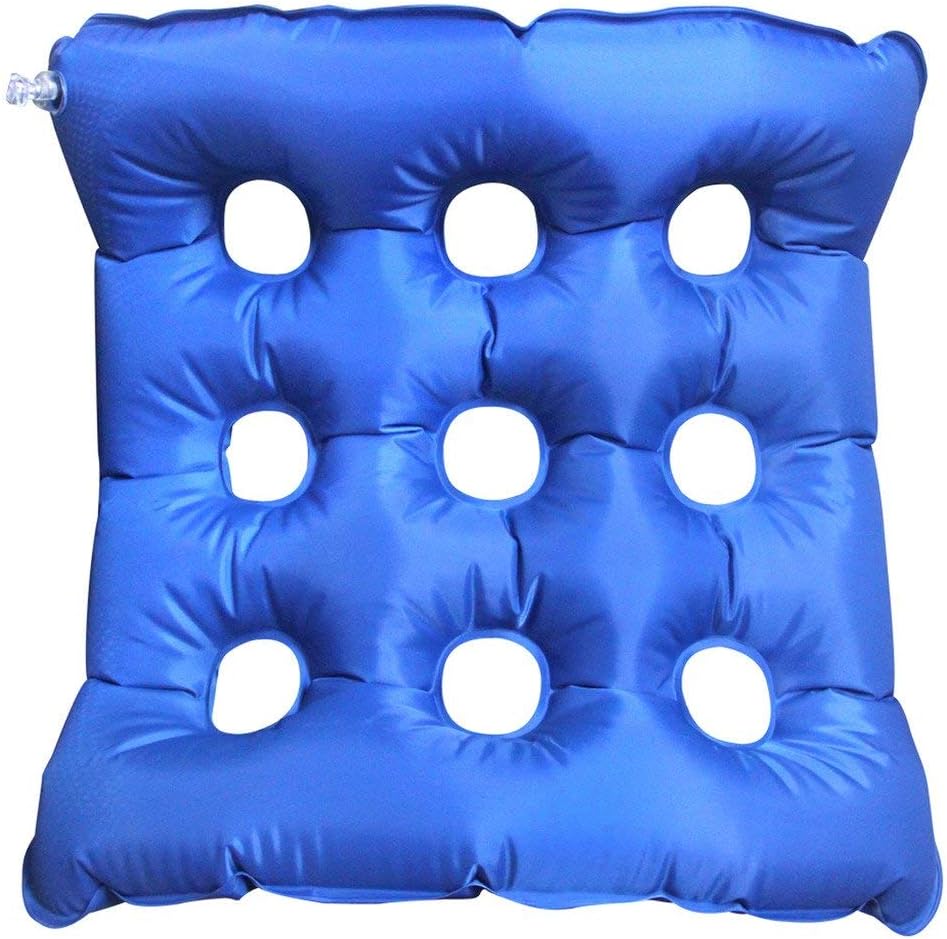 LYLN Air Inflatable Cushion Anti Decubitus Wheelchair Seat Cushion Air Mattress for Prolonged Sitting Wheelchair, Vehicle, Rail, And Air Travel