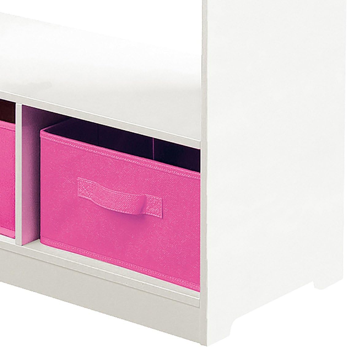Liberty House Toys Children's White Wooden Dress Up with Storage Bins, MDF, 90cm H x 30cm W x 63cm D - Image 5